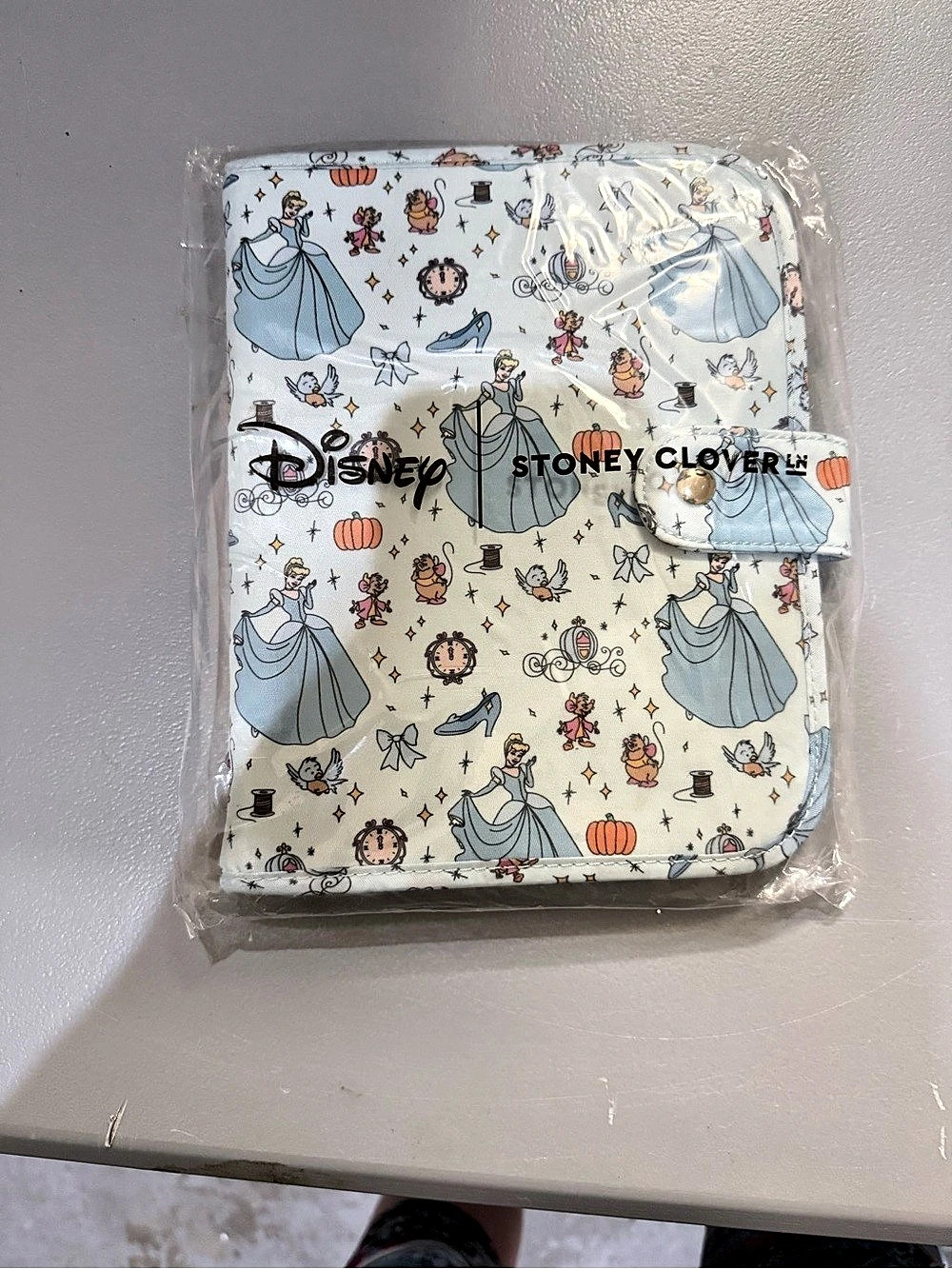 Stoney Clover Lane Disney Cinderella notebook Cinderella Pouch White & Blue